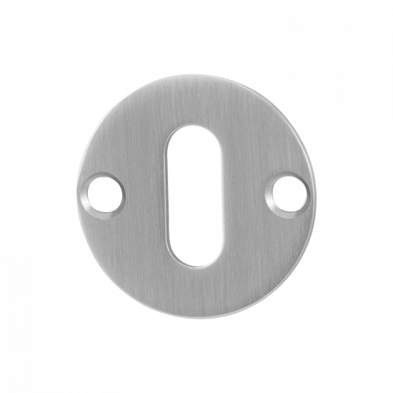 GPF0901.07 RVS GEBORSTELD SLEUTELROZET PLAT ROND 38X2MM GPF0901.07 RVS GEBORSTELD SLEUTELROZET PLAT ROND 38X2MM