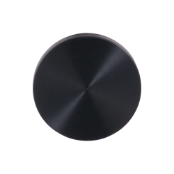 GPF0900VR000P1 PVD ANTRACIET, BLINDE RONDE ROZET 53X6,5MM