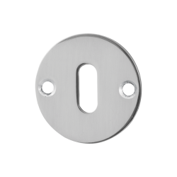 GPF090146107 RVS GEPOLIJST, SLEUTELROZET PLAT ROND 50X2MM