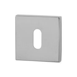 GPF090142107 RVS GEPOLIJST, SLEUTELROZET VIERKANT 50X50X8MM