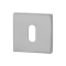 GPF090142107 RVS GEPOLIJST, SLEUTELROZET VIERKANT 50X50X8MM
