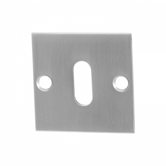 GPF0901.08 RVS GEBORSTELD SLEUTELROZET PLAT VIERKANT 50X50X2MM GPF0901.08 RVS GEBORSTELD SLEUTELROZET PLAT VIERKANT 50X50X2MM