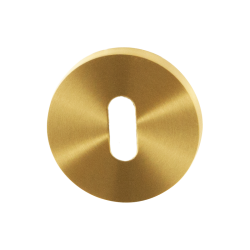 GPF0901001P4 PVD MAT MESSING, SLEUTELROZET ROND 50X8MM