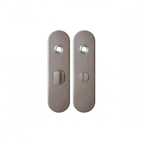 GPF1110.A3 KORTSCHILD AFGEROND WC57/5 GROTE KNOP 169X46X8,5MM MOCCA BL