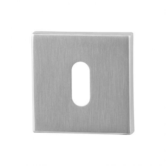 GPF0901.02 RVS GEBORSTELD SLEUTELROZET VIERKANT 50X50X8MM GPF0901.02 RVS GEBORSTELD SLEUTELROZET VIERKANT 50X50X8MM