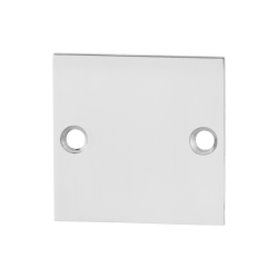 GPF090048000 RVS GEPOLIJST, BLINDE PLATTE VIERKANTE ROZET 50X50X2MM