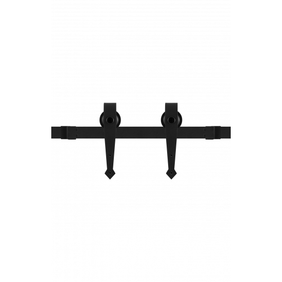 GPF0604.61 SCHUIFDEURSYSTEEM NUOLI MINI ZWART 200CM GPF0604.61 SCHUIFDEURSYSTEEM NUOLI MINI ZWART 200CM