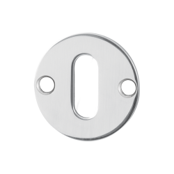 GPF090147107 RVS GEPOLIJST, SLEUTELROZET PLAT ROND 38X2MM