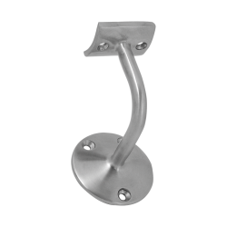 GPF079009000 RVS GEBORSTELD, LEUNINGHOUDER 70MM HOOG, 62MM ROZET HOL ZADEL GPF079009000 RVS GEBORSTELD, LEUNINGHOUDER 70MM HOOG, 62MM ROZET HOL ZADEL