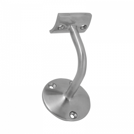 GPF0790.09 RVS MAT LEUNINGHOUDER 70MM HOOG, 62MM ROZET HOL ZADEL GPF0790.09 RVS MAT LEUNINGHOUDER 70MM HOOG, 62MM ROZET HOL ZADEL