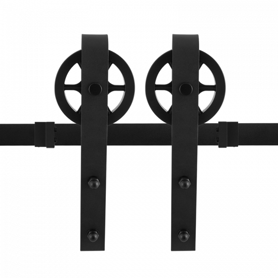 GPF0502.61 SCHUIFDEURSYSTEEM TEHO ZWART 170CM GPF0502.61 SCHUIFDEURSYSTEEM TEHO ZWART 170CM