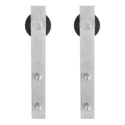 GPF050009010 RVS GEBORSTELD, SCHUIFDEURHANGER SET LANKA RVS T.B.V. EXTRA DEUR GPF050009010 RVS GEBORSTELD, SCHUIFDEURHANGER SET LANKA RVS T.B.V. EXTRA DEUR