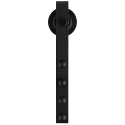 GPF050161000 ZWART, ENKELE SCHUIFDEURHANGER RASKAS ZWART