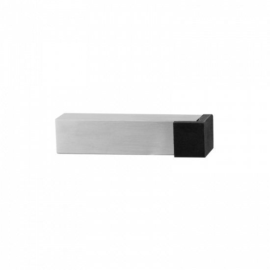 GPF0738.09 RVS MAT DEURSTOPPER VIERKANT 85X20MM GPF0738.09 RVS MAT DEURSTOPPER VIERKANT 85X20MM