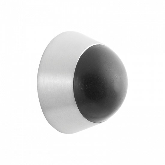GPF0724.09 RVS MAT DEURSTOPPER ROND 37,5X25 MM GPF0724.09 RVS MAT DEURSTOPPER ROND 37,5X25 MM