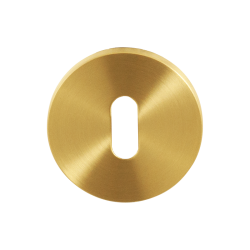 GPF0901VR107P4 PVD MAT MESSING, SLEUTELROZET 53X6,5MM