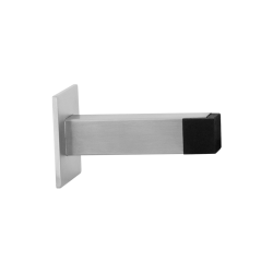 GPF073909000 RVS GEBORSTELD, DEURSTOPPER VIERKANT 85X20/50MM GPF073909000 RVS GEBORSTELD, DEURSTOPPER VIERKANT 85X20/50MM