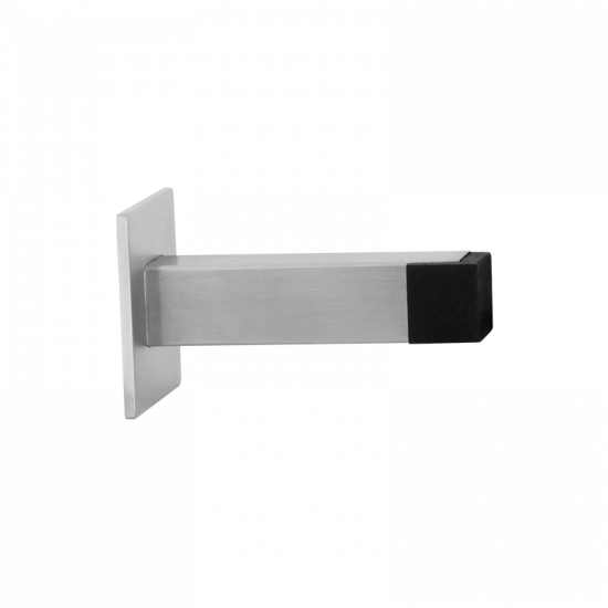 GPF0739.09 RVS MAT DEURSTOPPER VIERKANT 85X20/50MM GPF0739.09 RVS MAT DEURSTOPPER VIERKANT 85X20/50MM