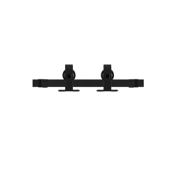 GPF060861100 ZWART, SCHUIFDEURSYSTEEM MUTKA MINI ZWART 100 CM