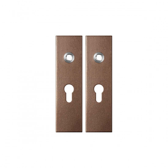 GPF1115.A2 KORTSCHILD RECHTHOEKIG PC55 169X46X8,5MM BRONZE BLEND