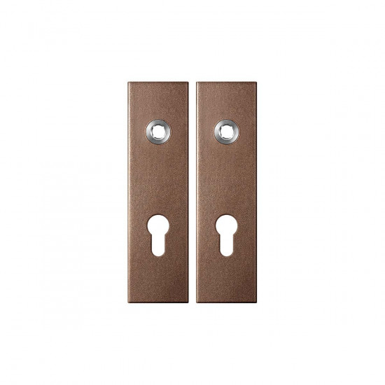 GPF1115.A2 KORTSCHILD RECHTHOEKIG PC72 169X46X8,5MM BRONZE BLEND