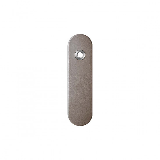 GPF1110.A3L KORTSCHILD AFGEROND BLIND LINKSDRAAIEND 169X46X8,5MM MOCCA