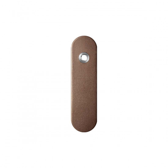 GPF1110.A2L KORTSCHILD AFGEROND BLIND LINKSDRAAIEND 169X46X8,5MM BRONZ