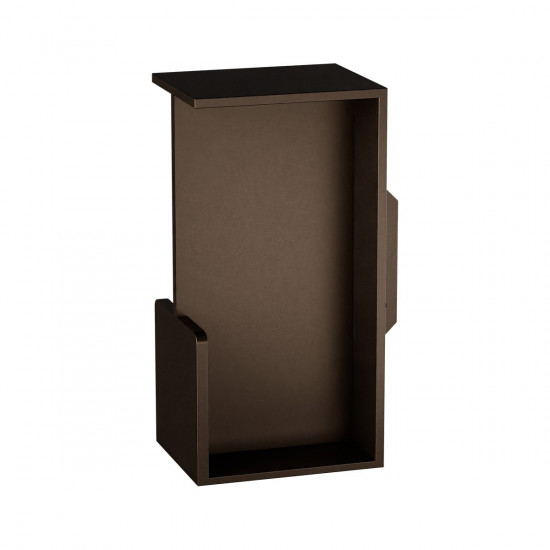 GPF0708.A1A DARK BLEND SCHUIFDEURKOM INBOUW RECHTHOEKIG 100X50X40MM