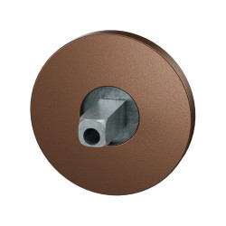 GPF1105A20400 BRONZE BLEND, ROZET ROND 50X6 MM MET VASTGELASTE KNOPVASTZETTER GPF1105A20400 BRONZE BLEND, ROZET ROND 50X6 MM MET VASTGELASTE KNOPVASTZETTER