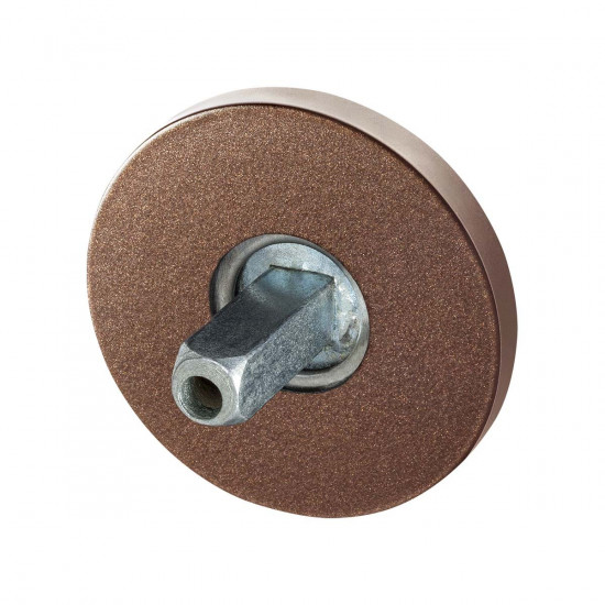 GPF1105.A2.0400 BRONZE BLEND ROZET ROND 50X6MM MET VASTGELASTE KNOPVAS