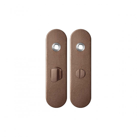 GPF1110.A2 KORTSCHILD AFGEROND WC57/5 GROTE KNOP 169X46X8,5MM BRONZE B