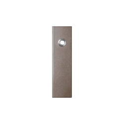 GPF1115A30200 MOCCA BLEND, GATDEEL LINKS KORTSCHILD RECHTHOEKIG 169X46X8,5MM BLIND