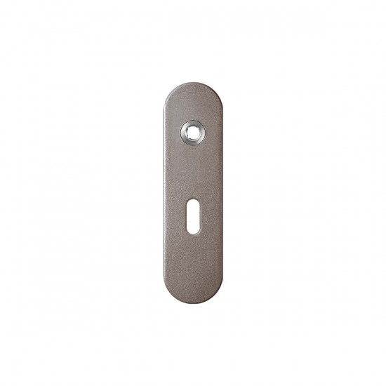 GPF1110.A3L KORTSCHILD AFGEROND BB56 LINKSDRAAIEND 169X46X8,5MM MOCCA