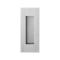 GPF07150900A RVS GEBORSTELD, SCHUIFDEURKOM RECHTHOEKIG 120X40MM