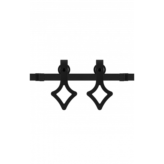 GPF0611.61 SCHUIFDEURSYSTEEM RUUTU MINI ZWART 100CM GPF0611.61 SCHUIFDEURSYSTEEM RUUTU MINI ZWART 100CM