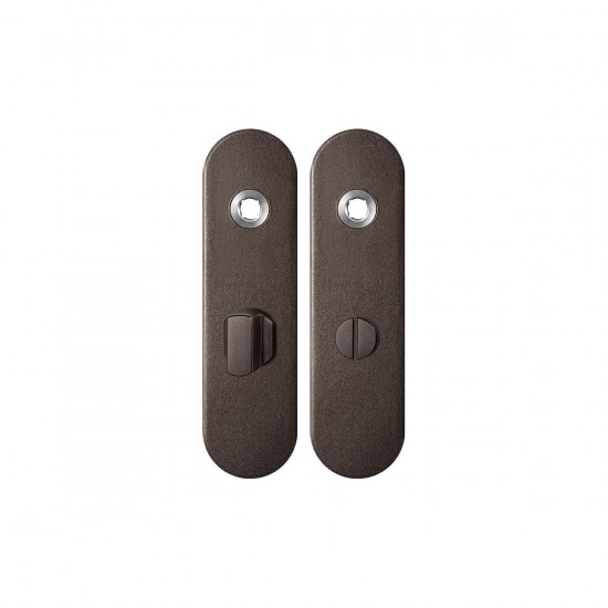 GPF1110.A1 KORTSCHILD AFGEROND WC63/8 GROTE KNOP 169X46X8,5MM DARK BLE