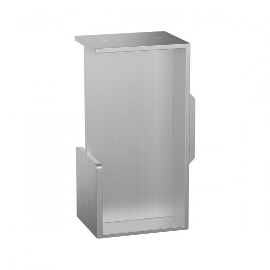 GPF0708.09A RVS MAT SCHUIFDEURKOM INBOUW RECHTHOEKIG 100X50X40MM