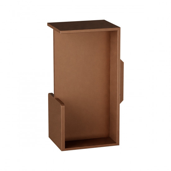 GPF0708.A2A BRONZE BLEND SCHUIFDEURKOM INBOUW RECHTHOEKIG 100X50X40MM