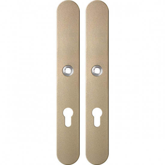 GPF1170.A4 LANGSCHILD AFGEROND PC72 282X40X8,5MM CHAMPAGNE BLEND