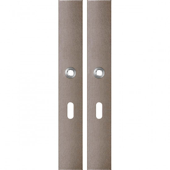 GPF1175.A3 LANGSCHILD RECHTHOEKIG BB56 282X40X8,5MM MOCCA BLEND