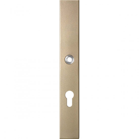GPF1175.A4L LANGSCHILD RECHTHOEKIG PC72 LINKSDRAAIEND 282X40X8,5MM CHA