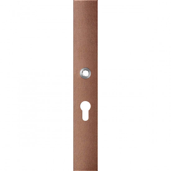 GPF1175.A2L LANGSCHILD RECHTHOEKIG PC55 LINKSDRAAIEND 282X40X8,5MM BRO
