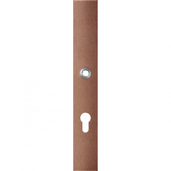 GPF1175.A2L LANGSCHILD RECHTHOEKIG PC72 LINKSDRAAIEND 282X40X8,5MM BRO