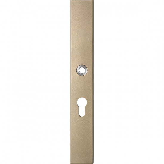 GPF1175.A4L LANGSCHILD RECHTHOEKIG PC55 LINKSDRAAIEND 282X40X8,5MM CHA