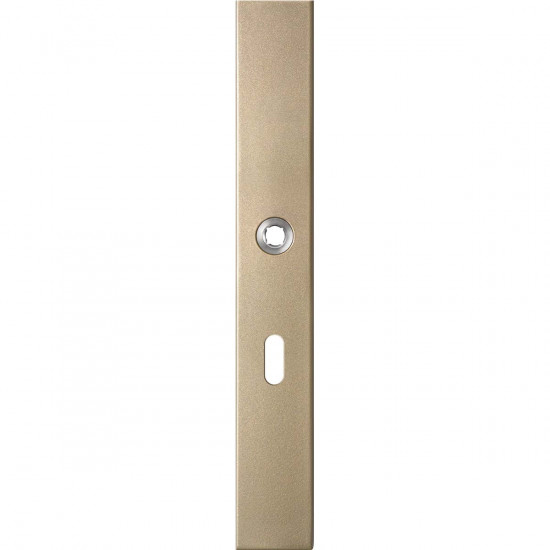GPF1175.A4L LANGSCHILD RECHTHOEKIG BB56 LINKSDRAAIEND 282X40X8,5MM CHA
