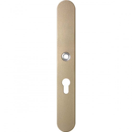 GPF1170.A4L LANGSCHILD AFGEROND PC55 LINKSDRAAIEND 282X40X8,5MM CHAMPA