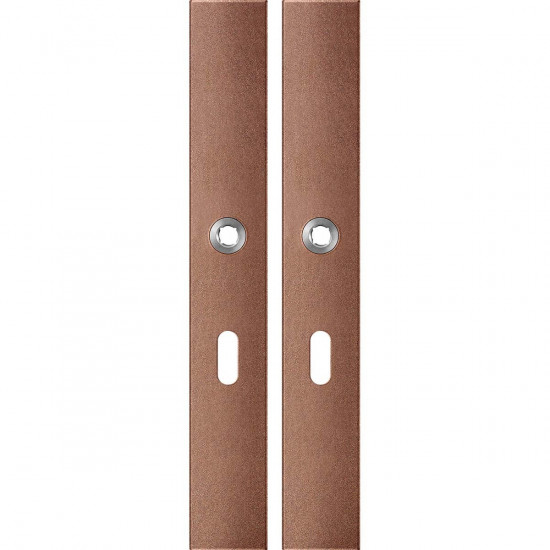 GPF1175.A2 LANGSCHILD RECHTHOEKIG BB56 282X40X8,5MM BRONZE BLEND