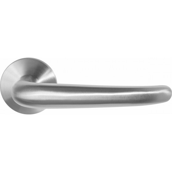 GPF3085.00 TINO DEURKRUK OP RONDE ROZET RVS, 50X8MM GPF3085.00 TINO DEURKRUK OP RONDE ROZET RVS, 50X8MM