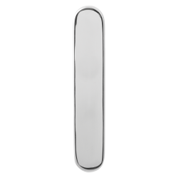 GPF120060211 RVS GEPOLIJST, GATDEEL LANGSCHILD AFGEROND 220X40X8MM ZONDER KRUKGAT BB72 GPF120060211 RVS GEPOLIJST, GATDEEL LANGSCHILD AFGEROND 220X40X8MM ZONDER KRUKGAT BB72