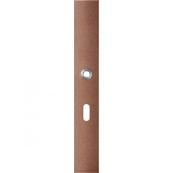 GPF1175.A2L LANGSCHILD RECHTHOEKIG BB56 LINKSDRAAIEND 282X40X8,5MM BRO